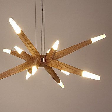 Лучеобразная люстра Flashwood