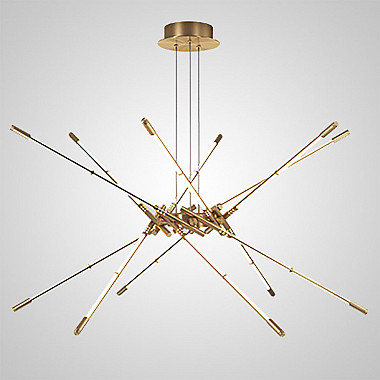 Подвесная люстра VALA L8 Brass