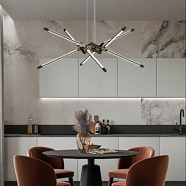 Подвесная люстра VALA L8 Brass