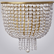 Бра JACQUELINE WHITE SCONCE brass