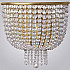 Бра JACQUELINE WHITE SCONCE brass
