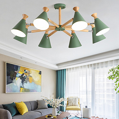 Люстра на штанге OLA D90,5 Gray