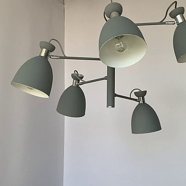 Подвесная люстра GENT 3 Grey