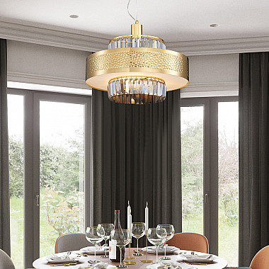 Подвесная люстра ROXANA D80 Gold