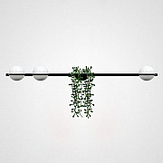 Бра PALMA Wall lamp 3 шара + 1 вазон горизонтальная