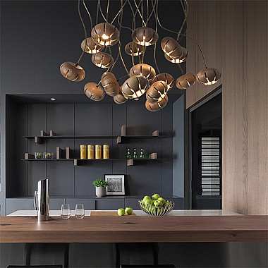 Дизайнерская люстра CAPSULES L110 Light wood