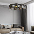Подвесная люстра JANICE D80 Black Grey