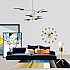 Люстра Cross cable no 407 D165 8 lights White