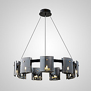 Подвесная люстра JANICE D80 Black Grey