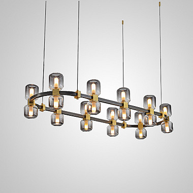 Подвесная люстра WENDEL L16 Grey
