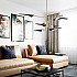 Люстра Cross cable no 407 D165 8 lights White