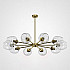 Люстра на штанге MARINE B 12 lamps Gold/Transparent