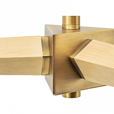 Люстра Jorgenson D85 White/Dark wood