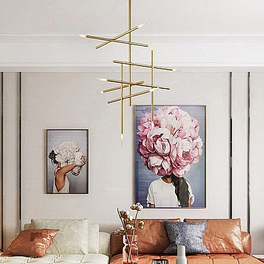 Подвесная люстра TRAVERSE H90 Black