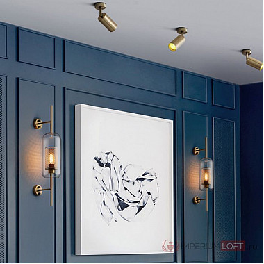 Настенный светильник CATCH WALL ball D55 brass