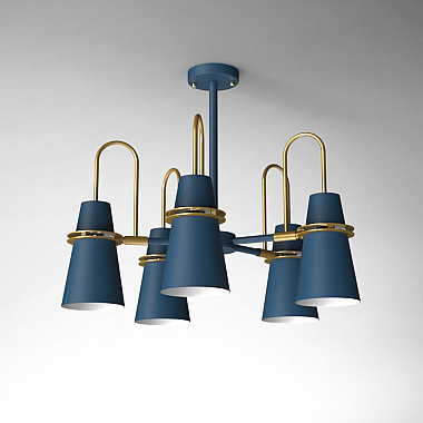 Люстра на штанге REINAR A D64 Blue