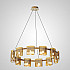 Подвесная люстра JANICE D80 Brass Amber