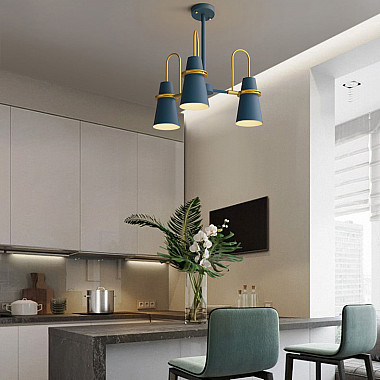 Люстра на штанге REINAR A D57 Blue