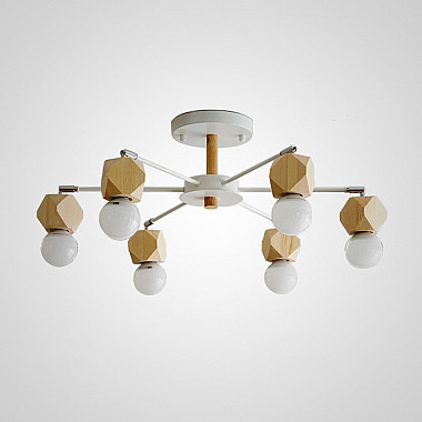 Люстра на штанге JX D78 White