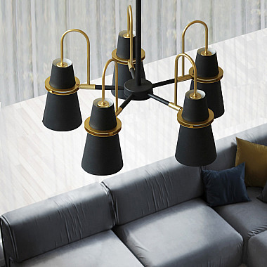 Люстра на штанге REINAR A D57 Blue