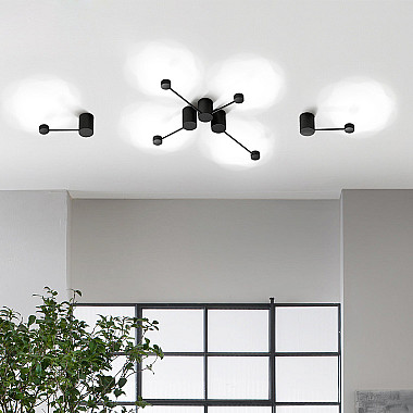 Бра Via Pin Wall L41,5 Black