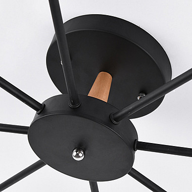Люстра на штанге RICE D89 Black