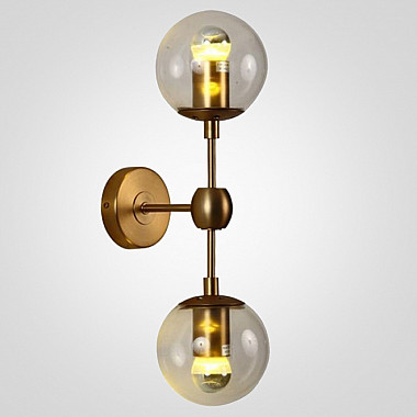 Бра Modo Sconce 2 Globes Gold