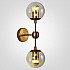 Бра Modo Sconce 2 Globes Gold
