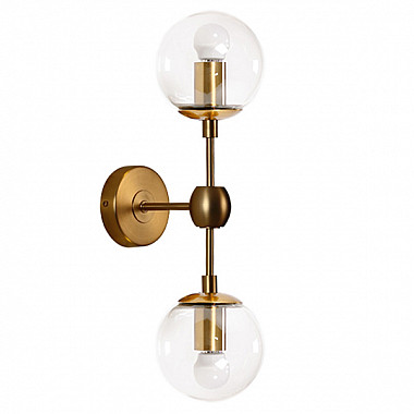 Бра Modo Sconce 2 Globes Gold