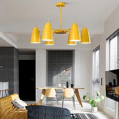 Люстра на штанге PINNACLE D70 Yellow