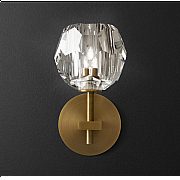 Бра RH Boule de Cristal Single Sconce Brass