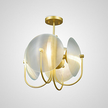 Подвесная люстра REFLEX-B Золото, Прозрачный