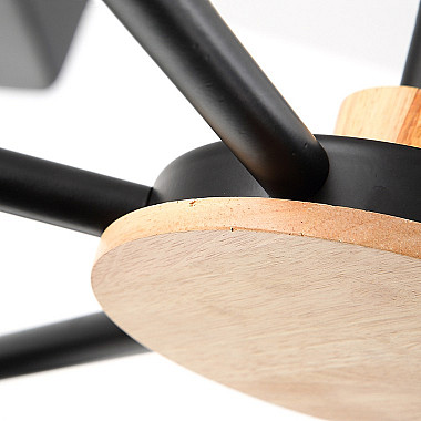 Подвесная люстра GEOMETRIC CH 5 черная