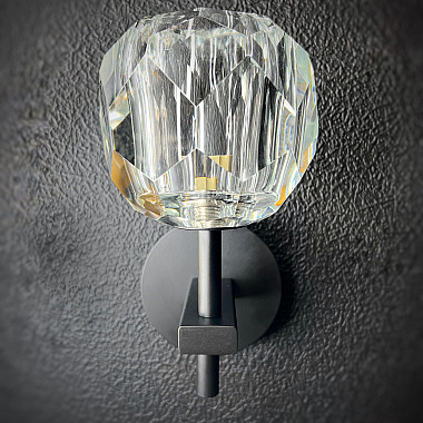 Бра RH Boule de Cristal Single Sconce Black