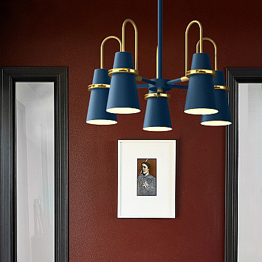 Люстра на штанге REINAR A D57 Blue