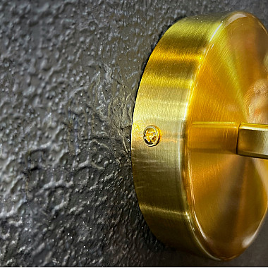 Бра Бра RH Boule de Cristal Double Sconce Brass