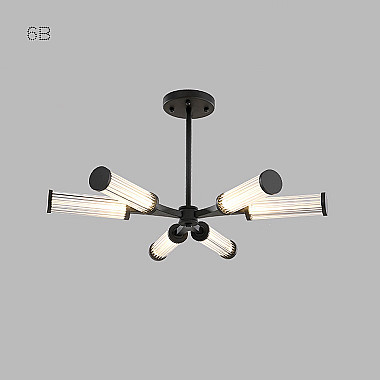 Подвесная люстра RAMOSE В6 Черный