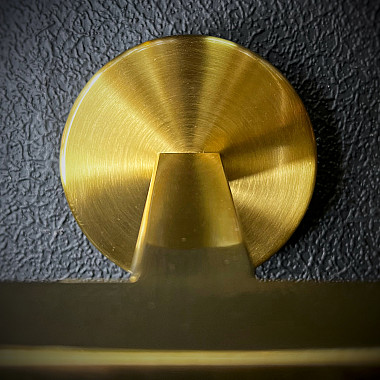 Бра Бра RH Boule de Cristal Double Sconce Brass