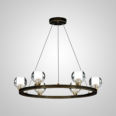 Подвесная люстра ILIANA CH D60 Brass Black