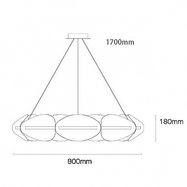 Подвесная люстра KEARNEY D108 White