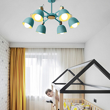 Потолочная люстр на штанге ROLLA 6 Gray