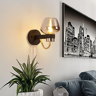 Бра MONTALEMBERT SCONCE BY Studios Черный, Янтарный