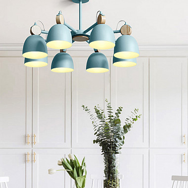 Потолочная люстр на штанге ROLLA 6 Gray