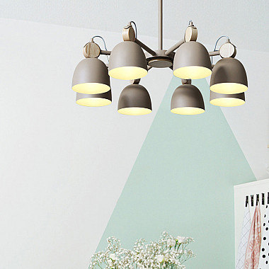 Потолочная люстр на штанге ROLLA 6 Gray