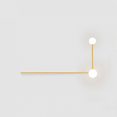 Настенный светильник LINES 2 золото