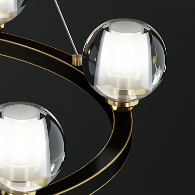 Подвесная люстра ILIANA CH D60 Brass Black