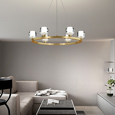 Подвесная люстра ILIANA CH D60 Brass Black