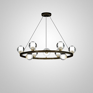 Подвесная люстра ILIANA CH D60 Brass Black