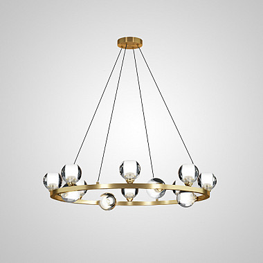 Подвесная люстра ILIANA CH D60 Brass Black