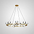 Подвесная люстра ILIANA CH D60 Brass Black